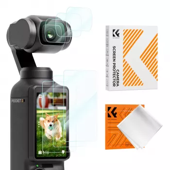Set KF 6 buc. protecție de ecran și obiectiv din sticlă securizată 9H pentru DJI Osmo Pocket 3