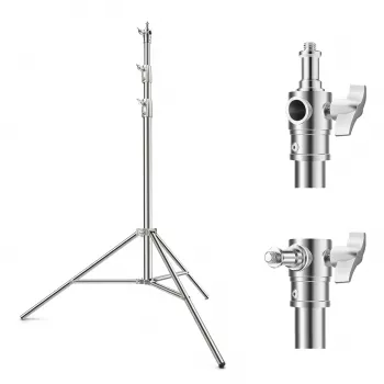 Stativ de lumină din aliaj de aluminiu K&F Concept KF34.044 280cm cu pivot reversibil 1/4