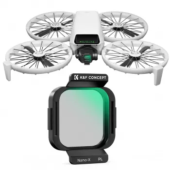 Filtru polarizator circular K&F Concept Nano-X 8K Ultra HD pentru dronă DJI Flip (KF01.3080)