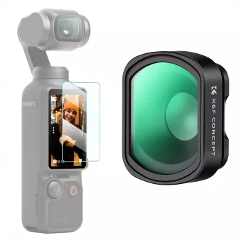 Filtru macro pentru obiectiv KF 10x magnetic 2 în 1 cu protecție de ecran pentru DJI Osmo Pocket 3 / 4