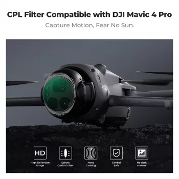 Filtru CPL K&F Concept Nano-X 8K HD pentru DJI Mavic 4 Pro (KF01.2071V1)