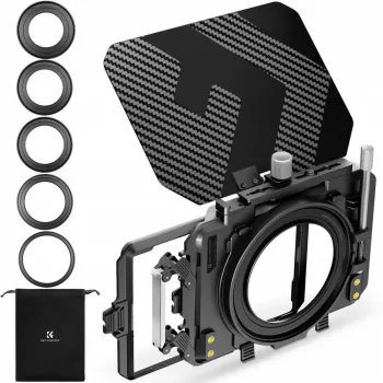 Parasolar matte box KF pentru obiectiv 67-95mm pentru cameră și camcorder K&F