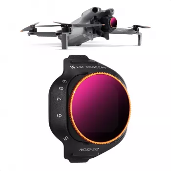 Filtru ND variabil K&F ND32-ND512 pentru dronă DJI Mini 5 Pro, sticlă AGC, KF02.0004
