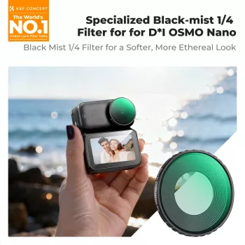 Filtru K&F Concept Nano-X Black Diffusion 1/4 pentru DJI Osmo Nano cu husă