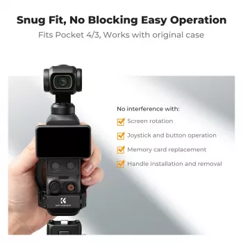 Carcasă cu prindere magnetică pentru DJI Osmo Pocket 3 / 4 & MagSafe iPhone - KF20.0021