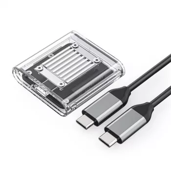 Orico TC20-M2-10G Carcasă SSD M.2 NVMe USB-C 3.2 - transparent