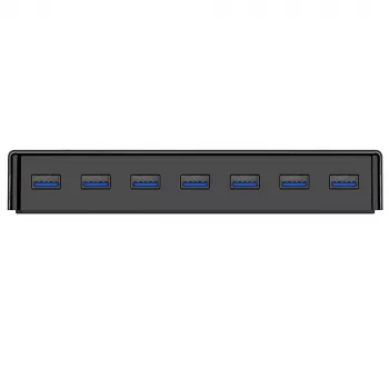 Hub ORICO H7928-U3-V1 USB 3.0 cu 7 porturi și 7x USB-A, Negru