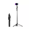 Treppiede selfie stick ORICO SPM215 cu telecomandă Bluetooth 5.2, rotație 360°, filet treppiede 1/4 inch, extensibil la 72 cm, negru
