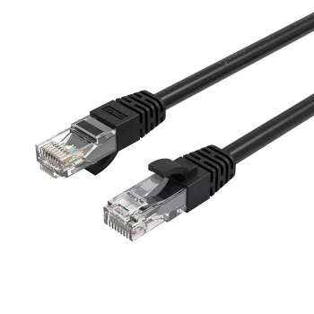 Cablu patch Ethernet ORICO PUG-C6 CAT6 30m - Negru