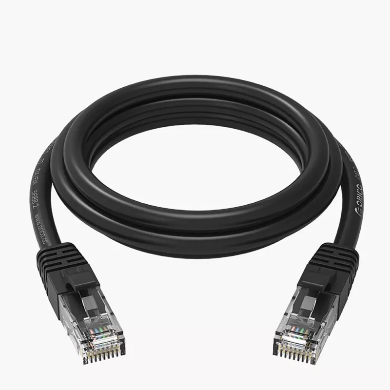 Cablu patch Ethernet ORICO PUG-C6 CAT6 30m - Negru