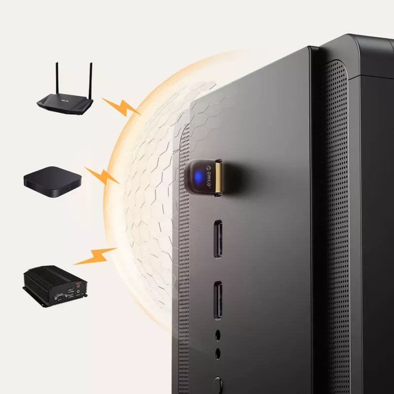 Adaptor ORICO BTA-60 Bluetooth 6.0 USB, Negru