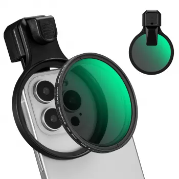 Filtru ND variabil K&F Concept KF15.0026 ND2-ND32 67 mm cu clemă pentru smartphone