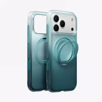 TORRAS Winter Ostand O3 Air Husă pentru iPhone 17 Pro Max, compatibilă MagSafe, Misty Fjord