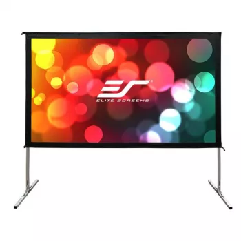 Elite Screens Yard Master 2 Series OMS135H2-DUAL - Ecran de proiecție portabil pentru exterior/interior cu picioare - 135