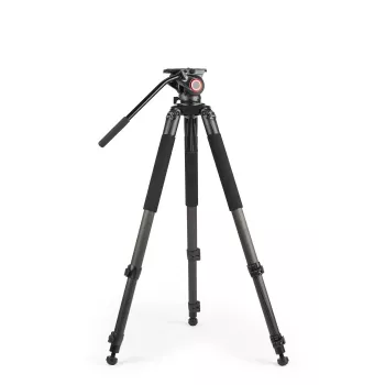 SWIT ELECTRONICS MUF100C trepied din fibră de carbon cu înălțime reglabilă și braț pivotant, înălțime 40-170 cm