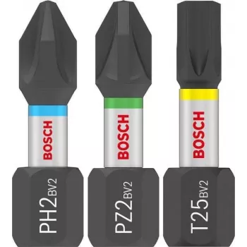 Set biți pentru șurubelniță Bosch PRO Impact PH2 PZ2 T20 T25 T30 x5 25 piese (2608521U63)