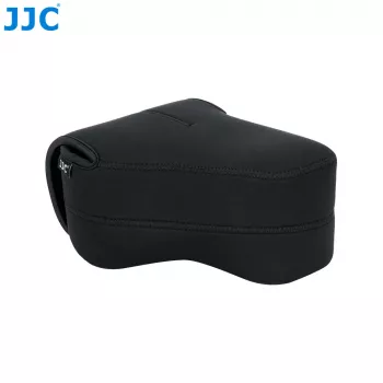 Husă cameră din neopren JJC pentru DSLR mare cu obiectiv - neagră (OC-MC3BK)