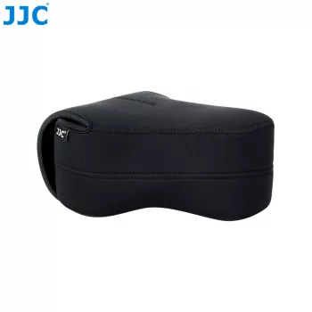 Husă cameră din neopren JJC pentru DSLR mare cu obiectiv - neagră (OC-MC3BK)