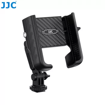 Suport adaptor JJC PM-CS1 cu filet 1/4 inch pentru telefon, smartphone, GoPro, papuc cald ISO standard, negru