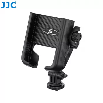 Suport adaptor JJC PM-CS1 cu filet 1/4 inch pentru telefon, smartphone, GoPro, papuc cald ISO standard, negru