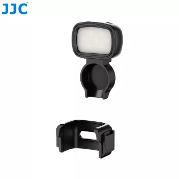Lumină de umplere LED mini magnetică JJC pentru DJI Osmo Pocket 3, CRI≥95, 15 LED-uri, reîncărcabilă USB-C