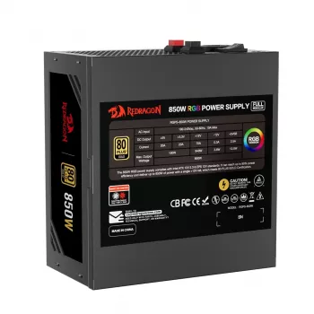 Sursă de alimentare Redragon GC-PS007-1-V2 850W 80 PLUS Bronze ATX non-modulară