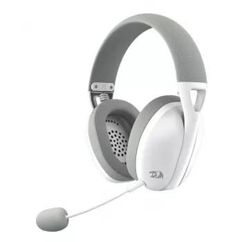 Cască gaming wireless tri-mod Redragon H848 IRE Pro alb/gri