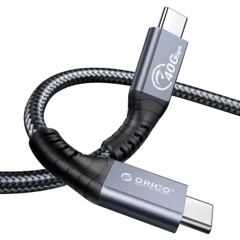 Cablu ORICO Thunderbolt 4 USB-C 40 Gbit/s 8K60Hz PD 100W 2 m, negru