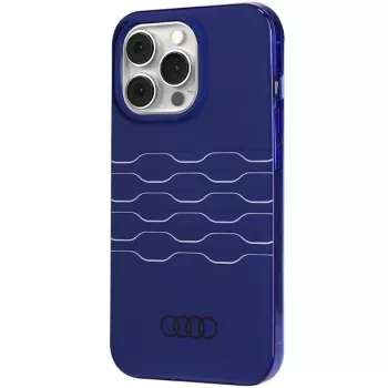 Audi IML MagSafe Case for iPhone 13 Pro Max 6.7 inch Navy Blue Hardcase