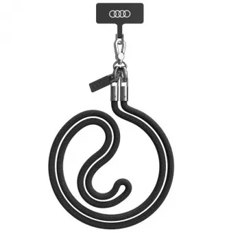 Breloc universal Audi pentru telefon 120cm 6mm crossbody negru AU-CBL8-R8/D1-BK