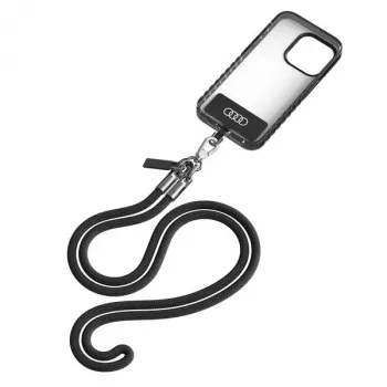Breloc universal Audi pentru telefon 120cm 6mm crossbody negru AU-CBL8-R8/D1-BK