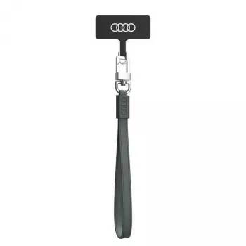 AUDI Universal Phone Lanyard 28cm 10mm Leather Gray AU-HSLSL-GT/D1-GY