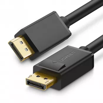 Cablu UGREEN DisplayPort la DisplayPort DP102, 4K, 3D, 5 m, negru