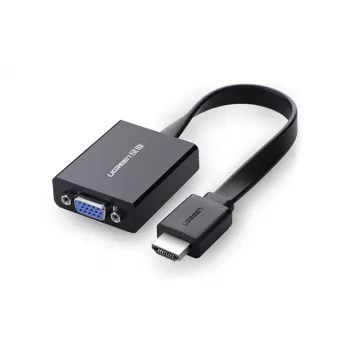 Adaptor UGREEN HDMI la VGA MM103, 25 cm, negru