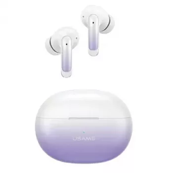 Căști TWS USAMS X-donseries Bluetooth 5.3 cu ENC, degrade mov-albastru (US-XD19)