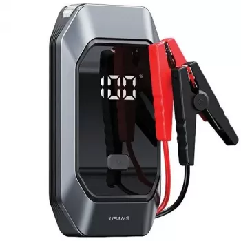 Powerbank cu funcție jumpstarter USAMS 8000mAh cu lanternă LED negru ZB284ZDB01