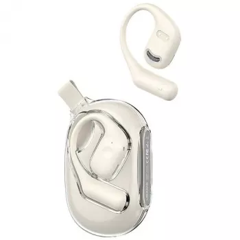 Căști wireless cu conducție aeriană USAMS G26 open-ear Bluetooth 5.3 albe BHUUG02