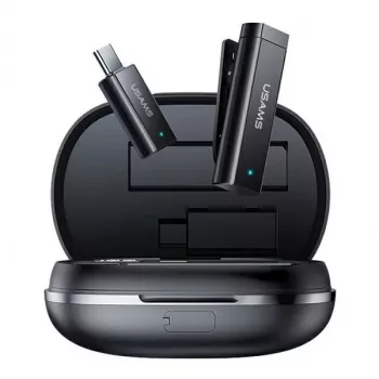 Microfon lavalier wireless USAMS ENC 2,4 GHz USB-C ZB243MKF01 (US-ZB243)