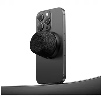 USAMS YX016 Boxă Bluetooth magnetică neagră
