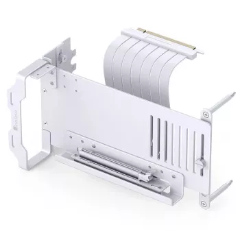 Kit de montare verticală GPU Jonsbo A50, cablu riser PCIe 5.0 175 mm - alb