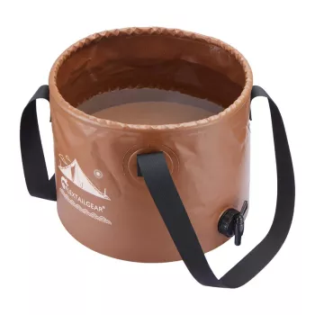 Găleată pliabilă Flextail Flex Bucket 20L, maro