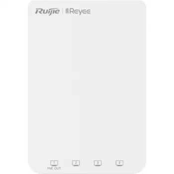 Punct de acces Ruijie Reyee RG-RAP1200(P) Dual-Band Wi-Fi 5, 5x Gigabit Ethernet, PoE In/Out, AC1200, interior, montaj pe perete/tavan, gestionat cloud