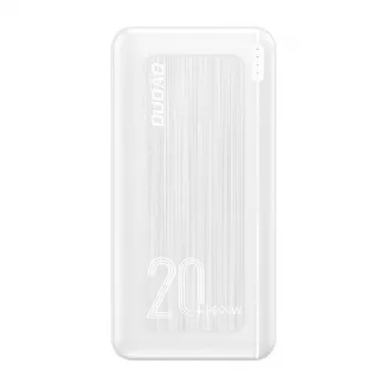 Power bank Dudao K12PQ+ 20000mAh 20W alb