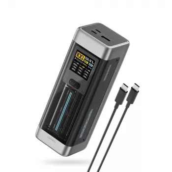 Power bank CUKTECH CUK00P23GLBK 210W 25000mAh 2xUSB-C 1xUSB-A negru