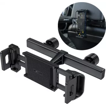 Suport auto pentru tetieră ACEFAST pentru telefon și tabletă (lățime 135-230 mm), negru (D8 Black)