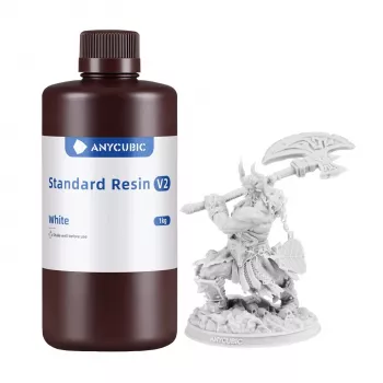 Rășină Anycubic Standard V2 1kg, albă