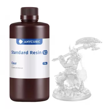 Rășină Anycubic Standard V2 1kg, transparentă