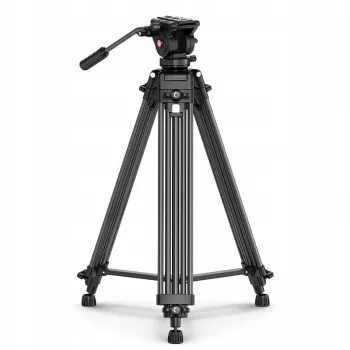 Stativ ULANZI MT-81 cu cap fluid pentru filmare, sarcină 8kg, înălțime 155cm