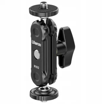 ULANZI R102 Magic Arm 9 cm braț mini articulat cu filet dublu 1/4
