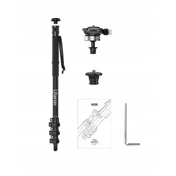 Monopod profesional din fibră de carbon ULANZI TT35 130cm cu cap fluid pentru cameră DSLR